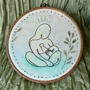 Bonded Pair embroidery hoop